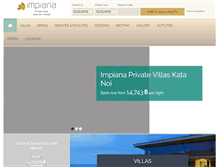 Tablet Screenshot of phuketprivatevillas.impiana.com.my