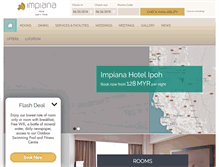 Tablet Screenshot of ipohhotels.impiana.com.my