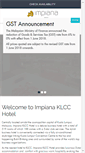 Mobile Screenshot of kualalumpurhotels.impiana.com.my